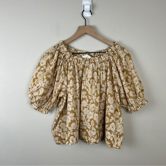 The Great The Garland Top Oat Wild Brush Floral - Picture 2 of 6